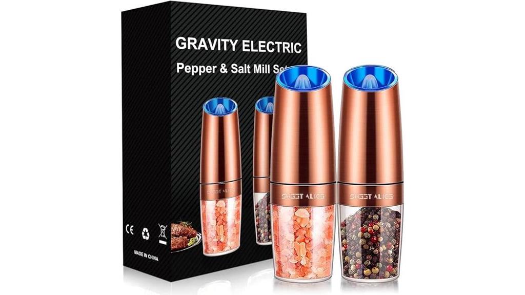gravity electric grinder set