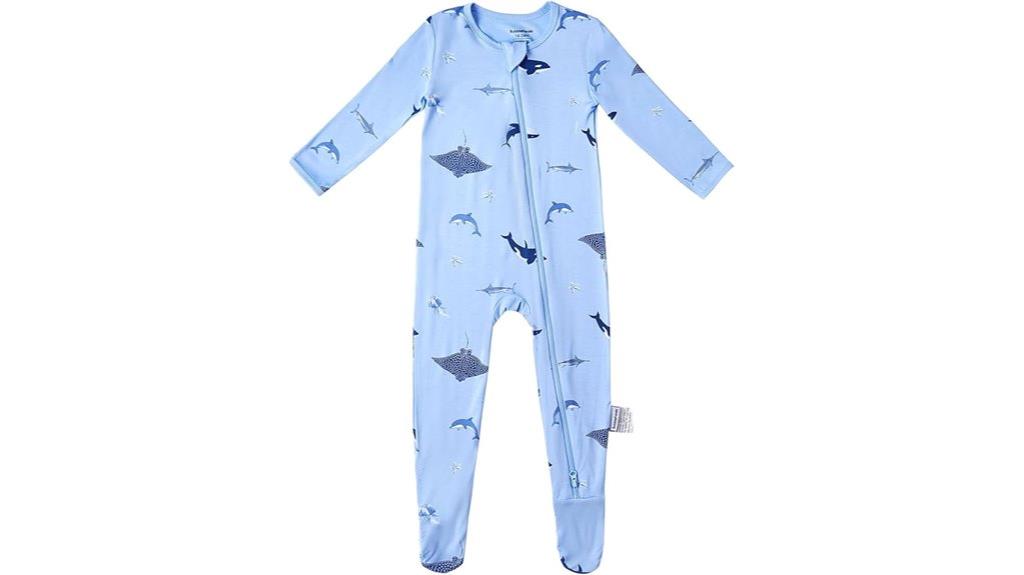 comfortable bamboo baby pajamas