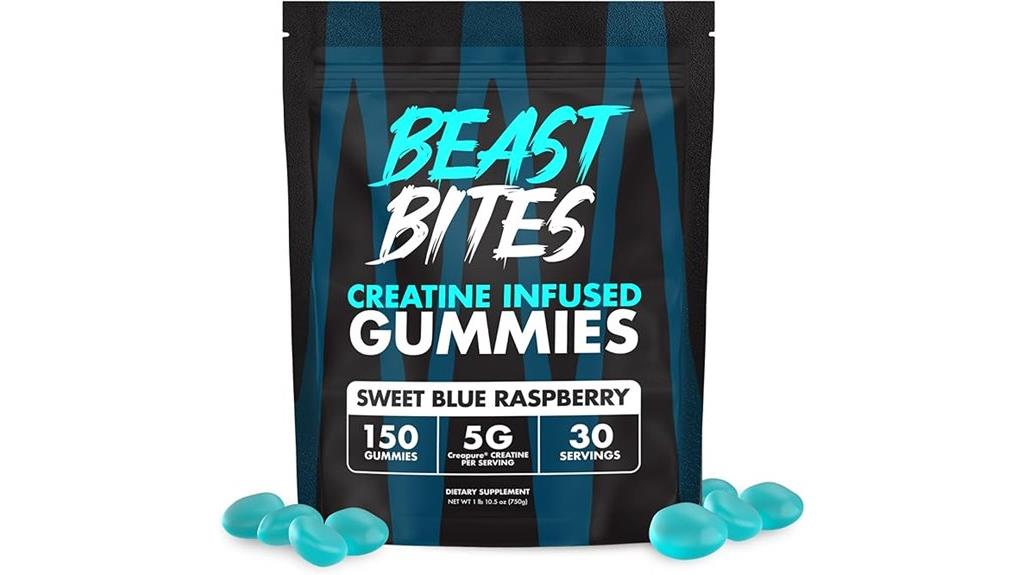 creatine infused gummy supplements