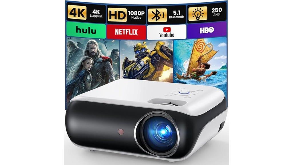 high definition bluetooth projector
