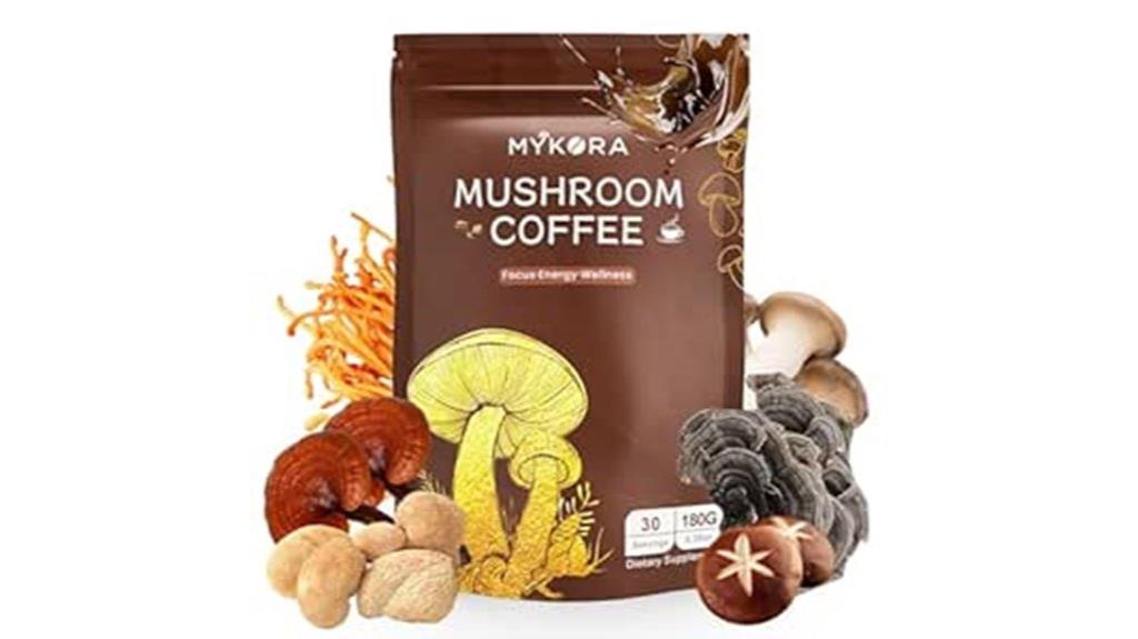 mushroom coffee with adaptogens