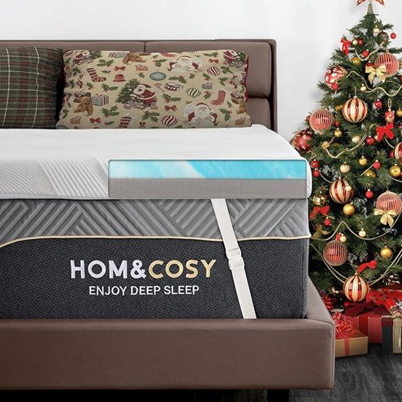 Extra Firm 3 Bamboo Mattress Topper with Cover