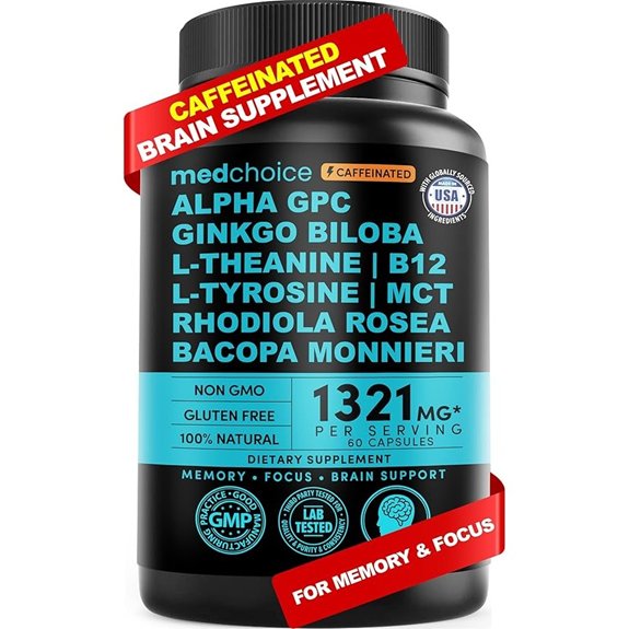 12-in-1 Nootropic Brain Supplement with Caffeine