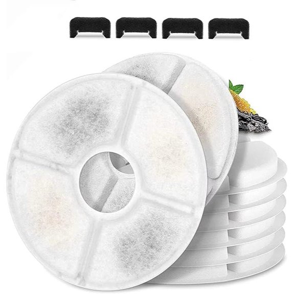 Cat Water Fountain Filters 12-Pack for 81oz/2.4L System