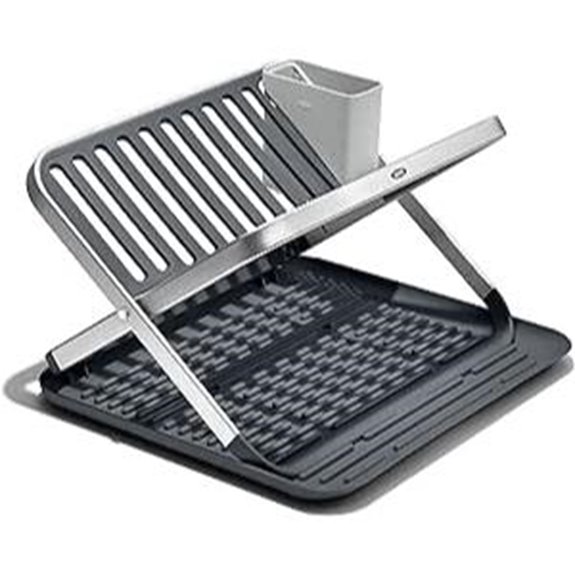 OXO Good Grips Fold Flat Dish Drying Rack