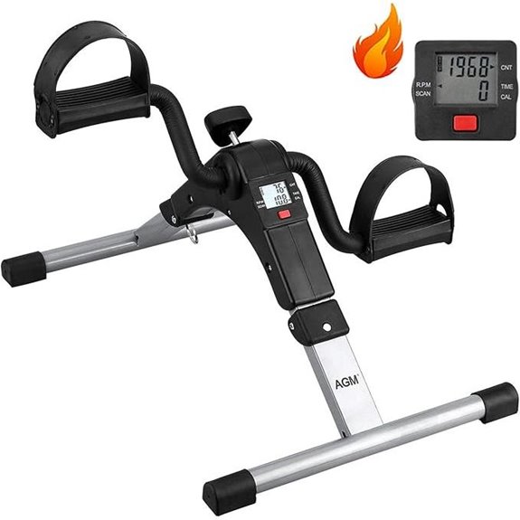 Folding Pedal Exerciser Under-Desk Bike for Exercise