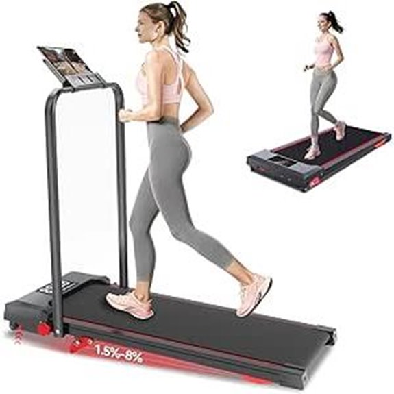 3-in-1 Portable Under-Desk Walking Treadmill with Handle