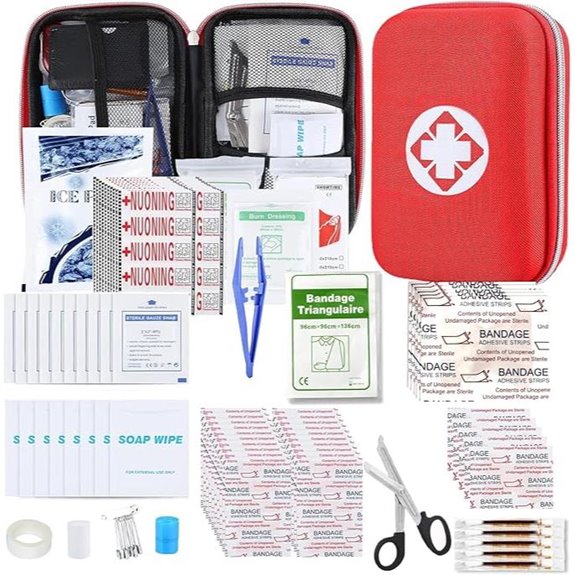AMORNING 276PCS First Aid Kit Survival Essentials Set