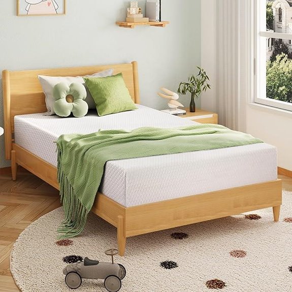 EGOHOME 8-Inch Memory Foam Mattress Gel Cooling