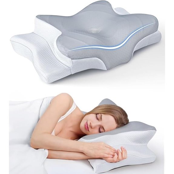 cooling memory foam pillow