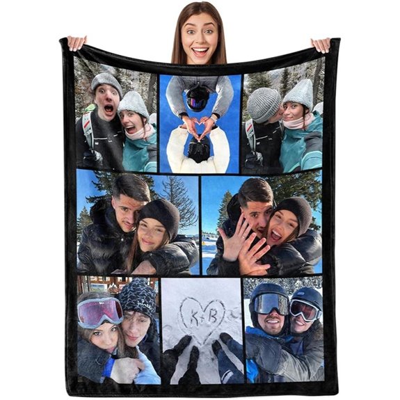 Customized Photo Blanket for Couples Gifts