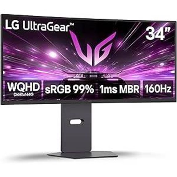 LG 34G600A-B Ultragear 34 Curved Gaming Monitor