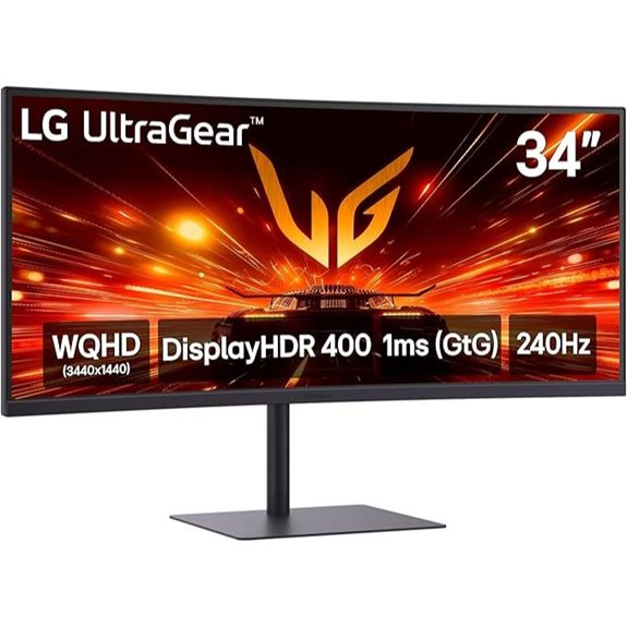 LG 34G630A-B Ultragear 34 Curved Gaming Monitor