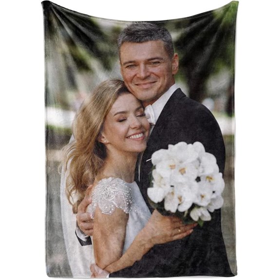 Next Day Custom Photo Blanket - Printed in USA (50x60)
