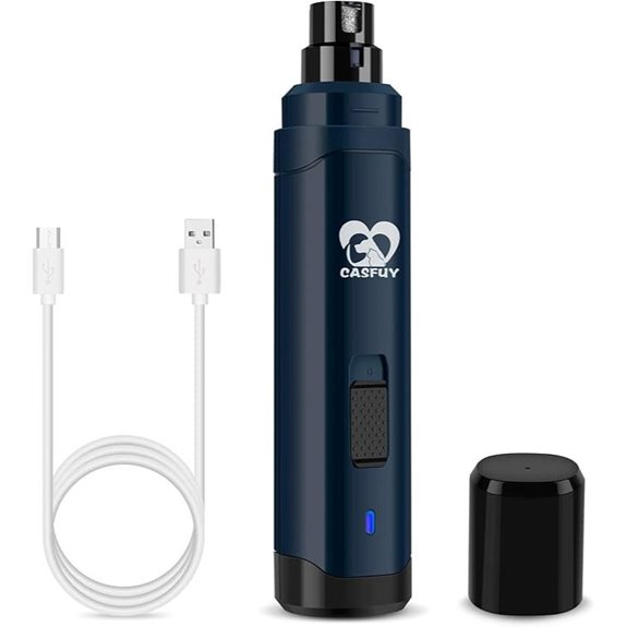 Casfuy Nail Grinder: 2-Speed Electric Pet Trimmer