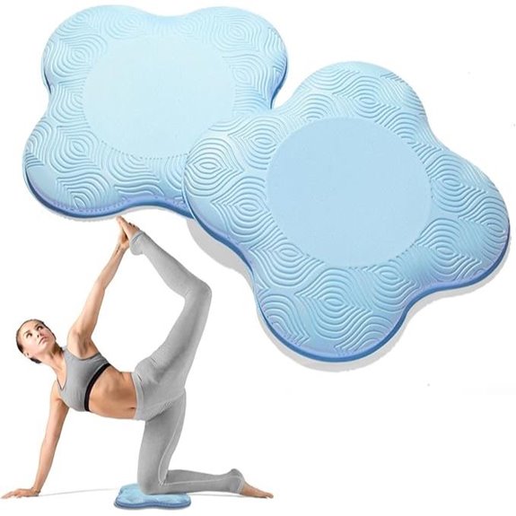 Yoga Knee & Elbow Cushions – Extra Thick Foam Pads (2 Pack)