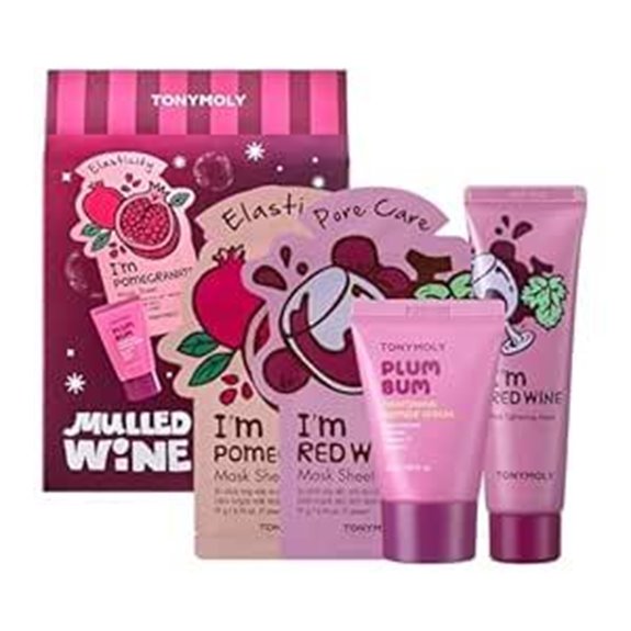 TONYMOLY Mulled Wine Mask & Body Serum Set
