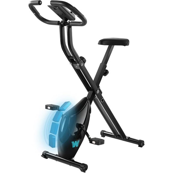 BARWING 5-in-1 Foldable Indoor Exercise Bike (350lb)