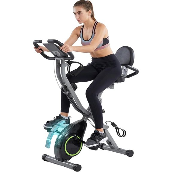 Foldable Indoor Exercise Bike with Magnetic Resistance 817 X-bike
