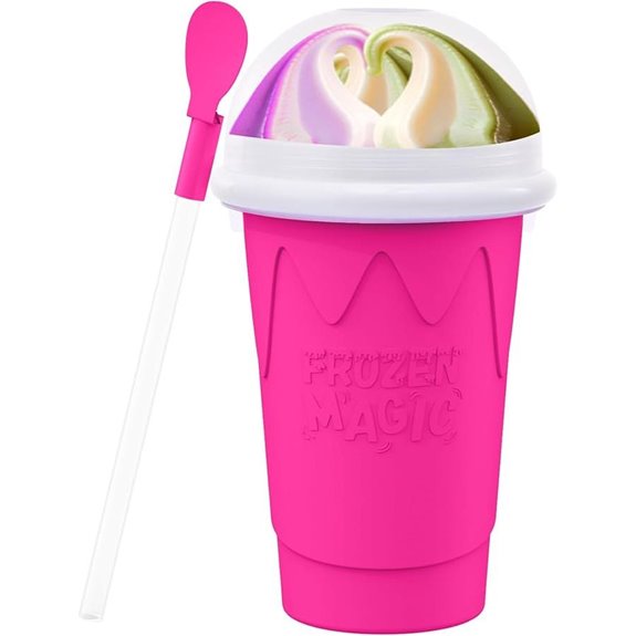frozen smoothie slushie cups
