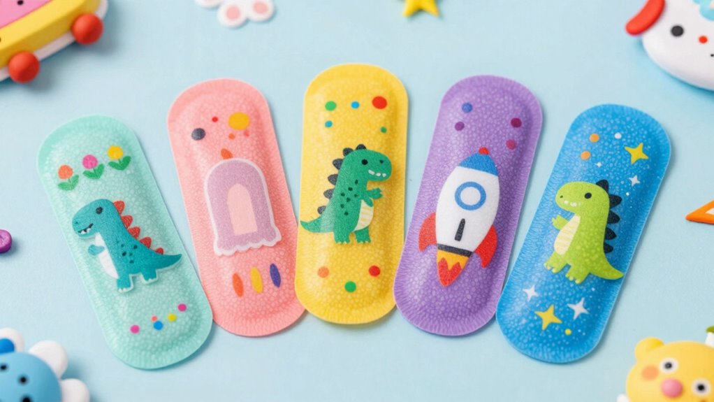 fun themed bandages for kids
