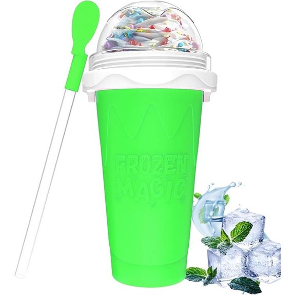 green slushie maker cups