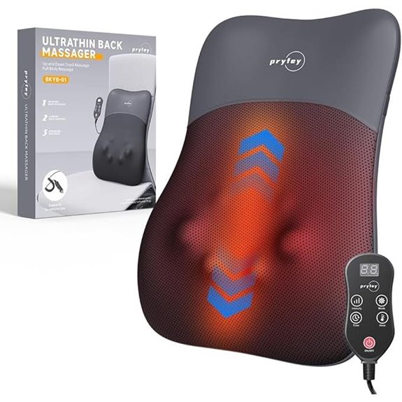 Back Massager with Heat and Kneading Therapy