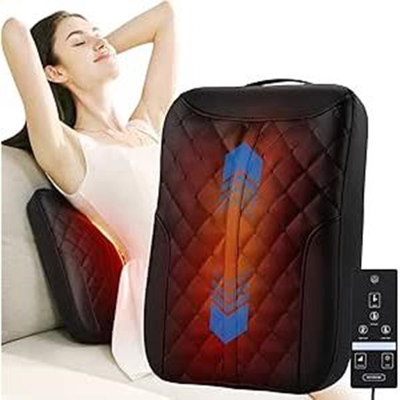 Shiatsu Back Massager with Heat and Kneading