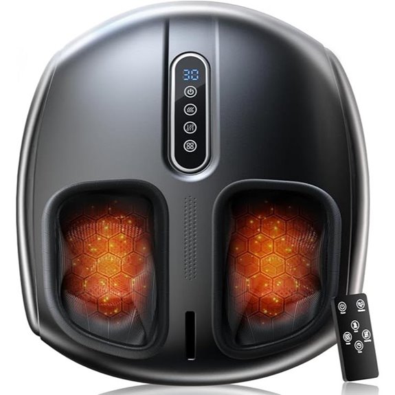 Shiatsu Foot Massager with Heat Kneading & Compression