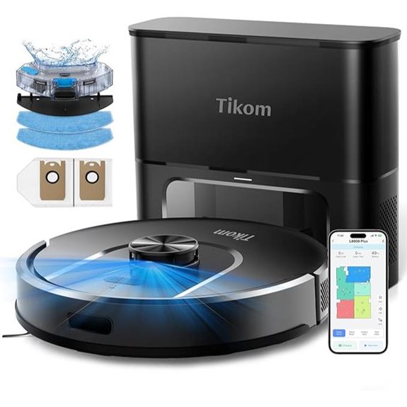 Tikom L8000 Plus Robot Vacuum with Base LiDAR