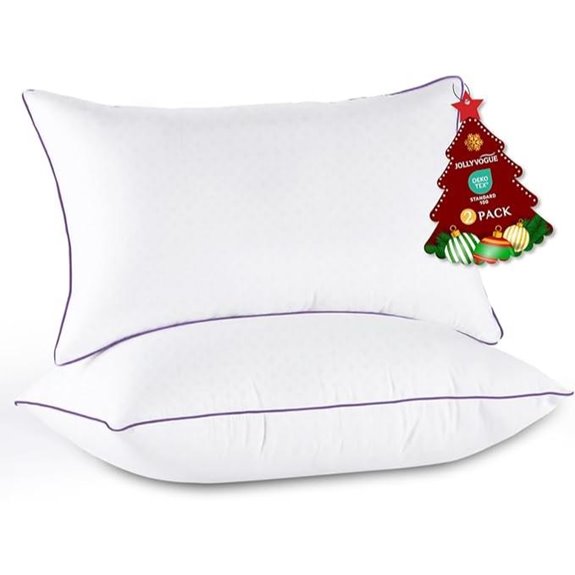 medium support soft pillows