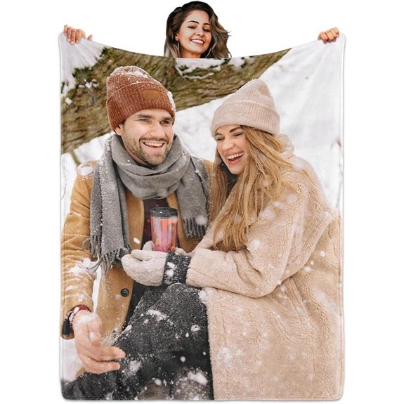 Custom Photo Blanket – Personalized HD Printed Throw Gift