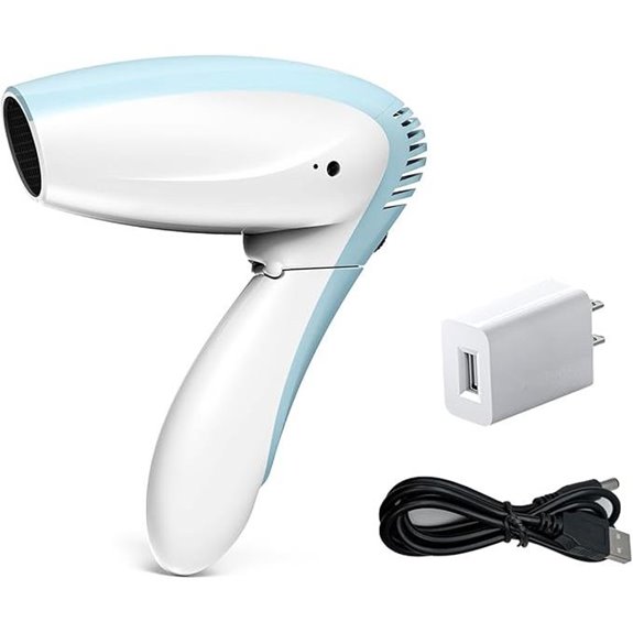 Cordless Rechargeable Portable Cold-Air Hair Dryer