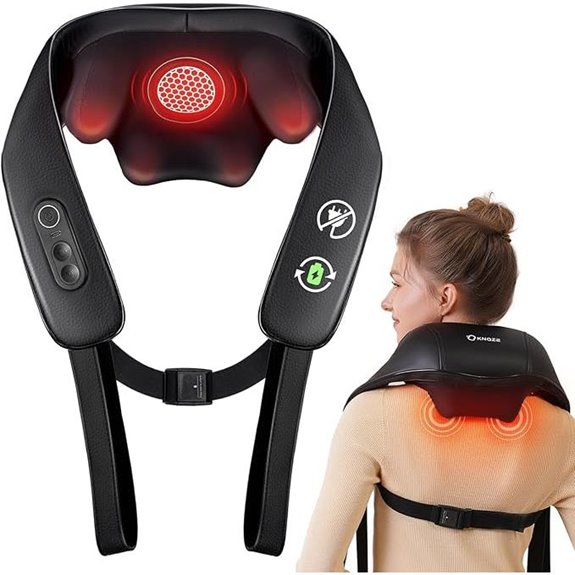 Cordless Neck & Shoulder Massager with Heat