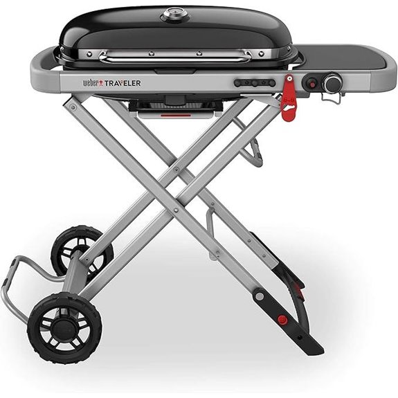 Weber Traveler Portable 1-Burner Propane Grill