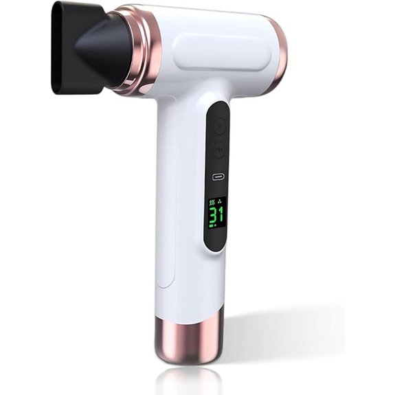 Cordless Rechargeable Hair Dryer with USB Charging
