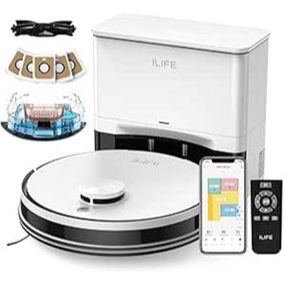 ILIFE A30 Pro Robot Vacuum & Mop with Self-Emptying Station