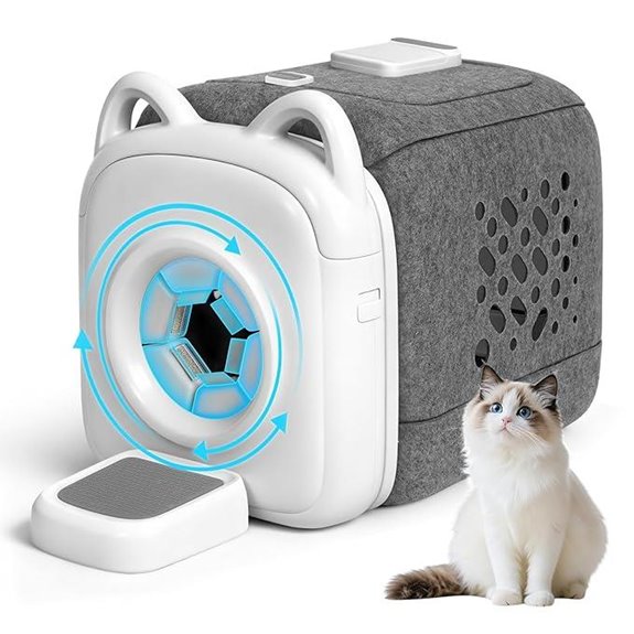 Automatic Cat Self Groomer with Treat Dispenser
