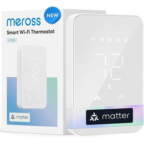 meross Matter Smart Wi‑Fi Thermostat for Electric Baseboard