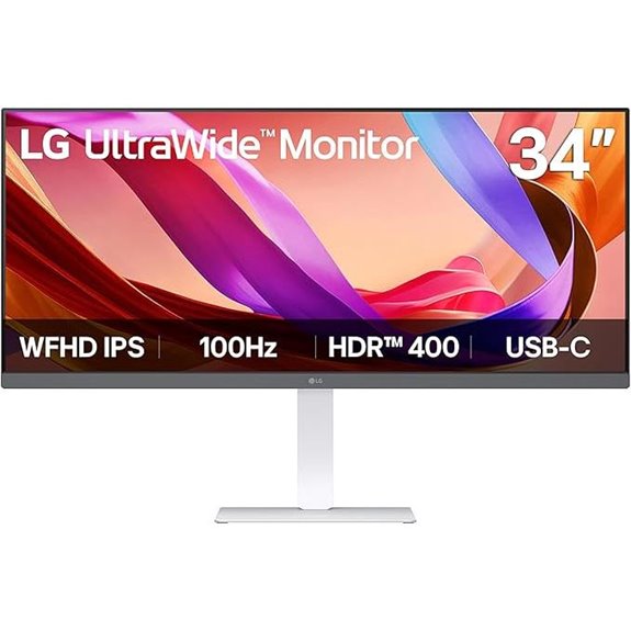 LG 34U530A-W UltraWide IPS Monitor with HDR400 100Hz