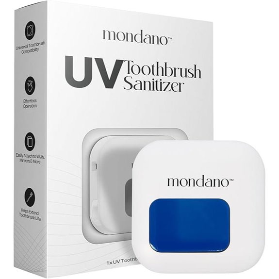 Mondano UV-C Toothbrush Sanitizer & Holder Case