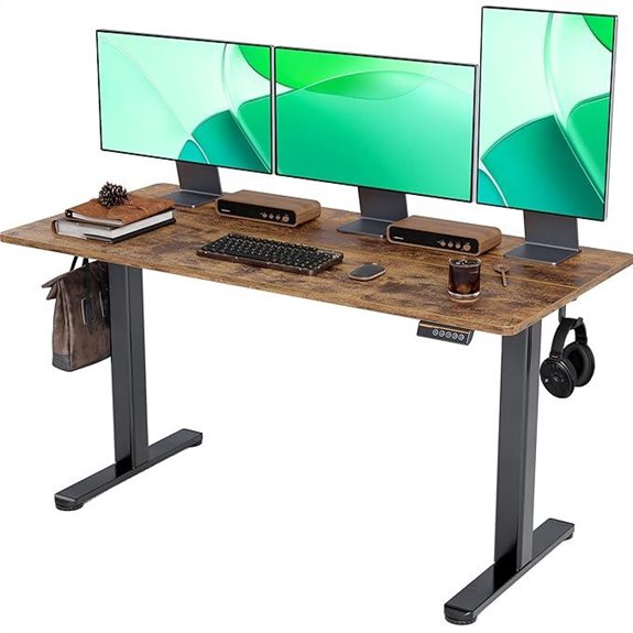 Claiks Electric Standing Desk with Adjustable Height