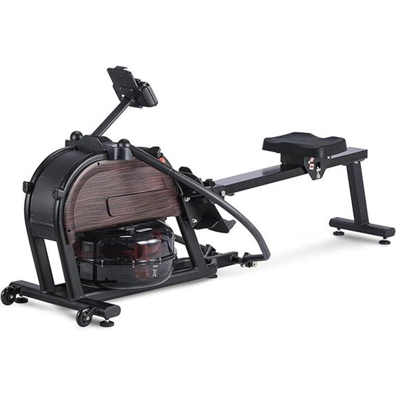 Magnetic/Water Rowing Machine with App Compatibility