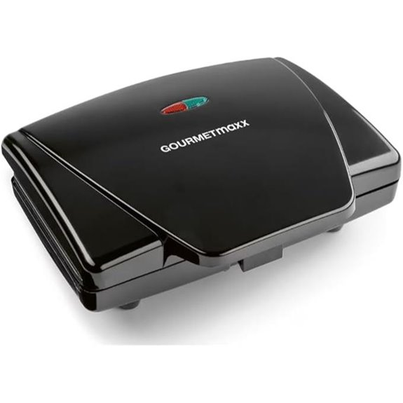 GOURMETmaxx Waffeleisen Belgische Waffeln 750 W schwarz inkl. Kontrollleuchten