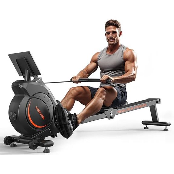 YOSUDA Magnetic/Water Rowing Machine with Bluetooth App