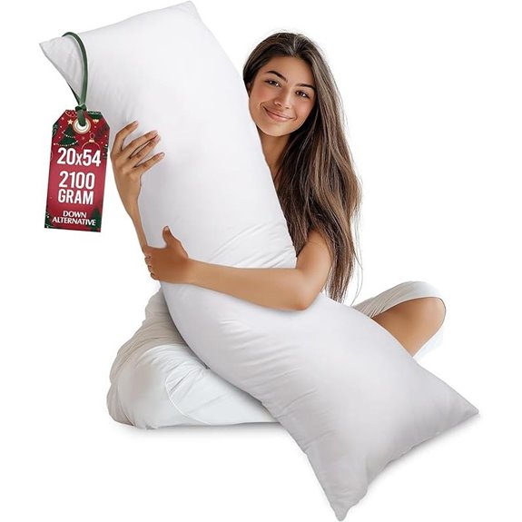 comfortable full body pillow