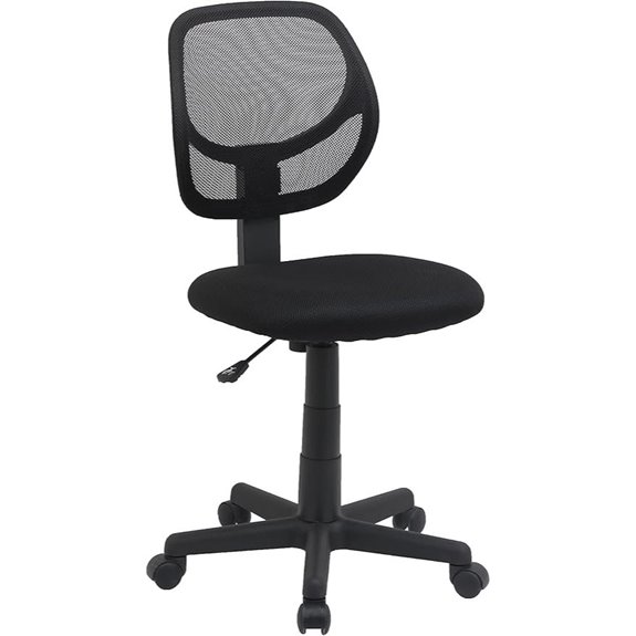 Amazon Basics Rolling Desk Chair with Mesh Back