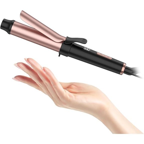 Mini Travel Curling Iron 1 Ceramic Wand Dual Voltage
