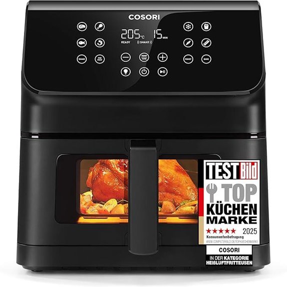 COSORI 6,2-L Heißluftfritteuse mit Sichtfenster