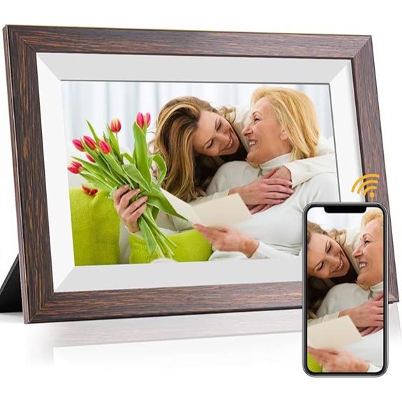 Frameo 10.1 Digital Picture Frame with IPS Touch Screen